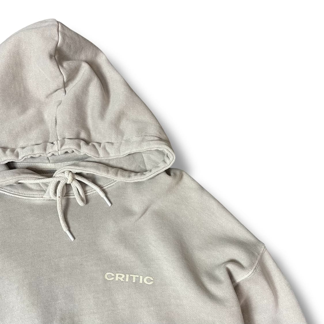 CRITIC 미니로고 그레이 후드 L 상품이미지3