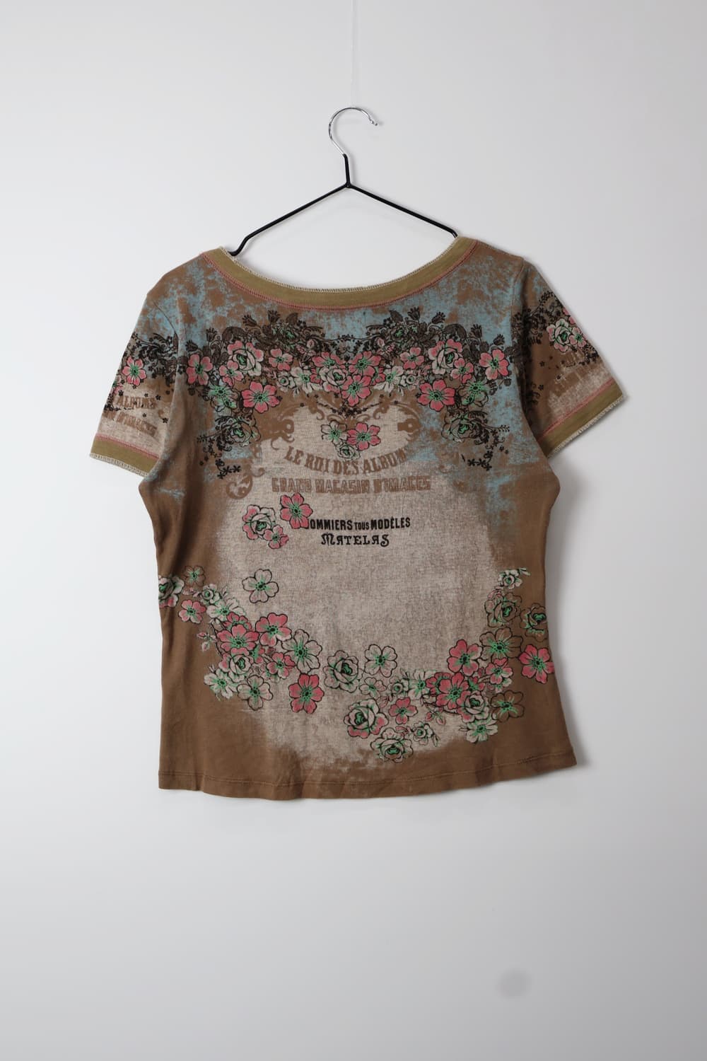 Vanilla Sugar Brown Y2K Grunge Tee 상품이미지6