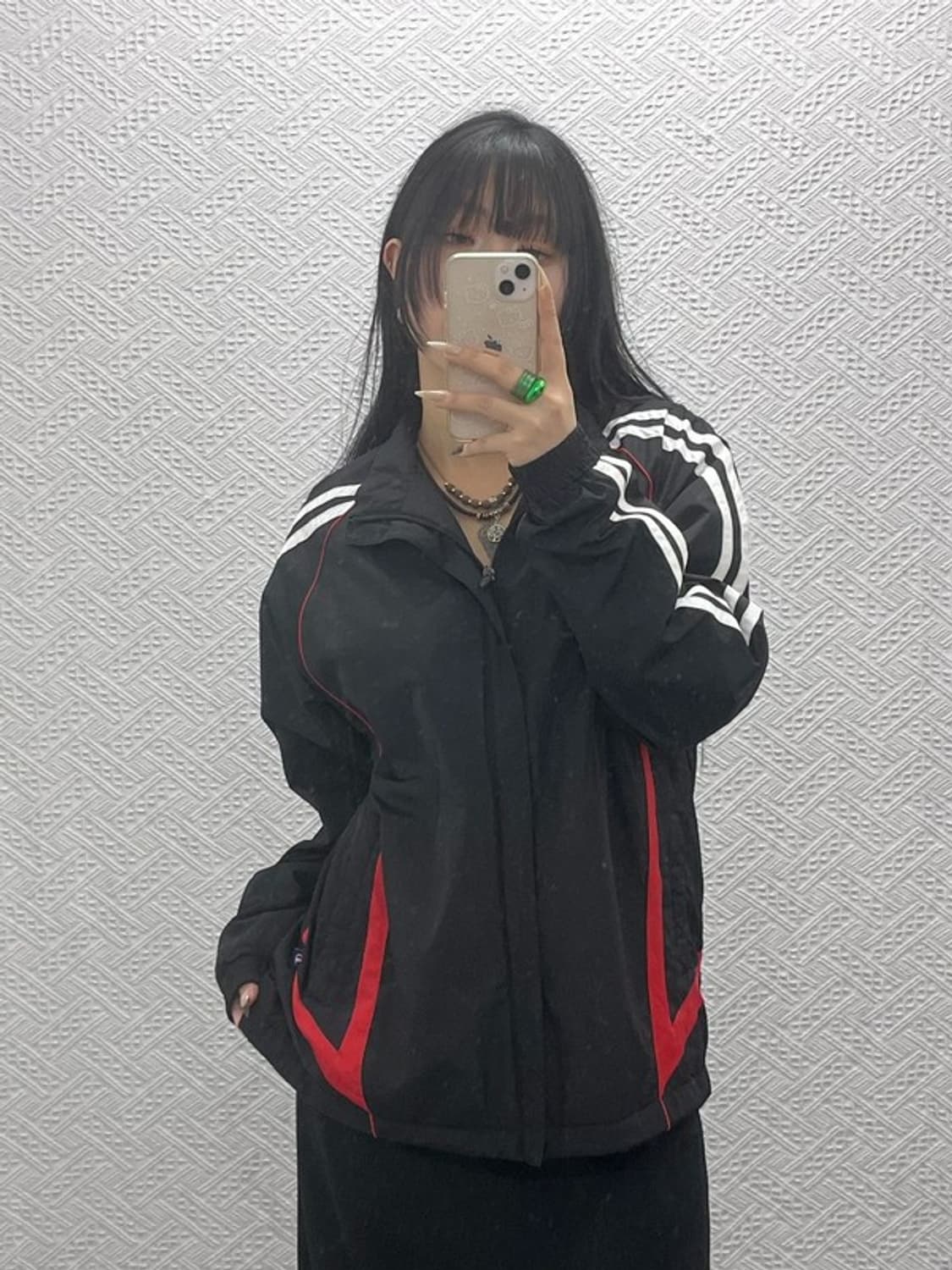 챔피온 레트로 빈티지 배색 고프코어 바람막이 자켓 XL C08451 상품이미지2