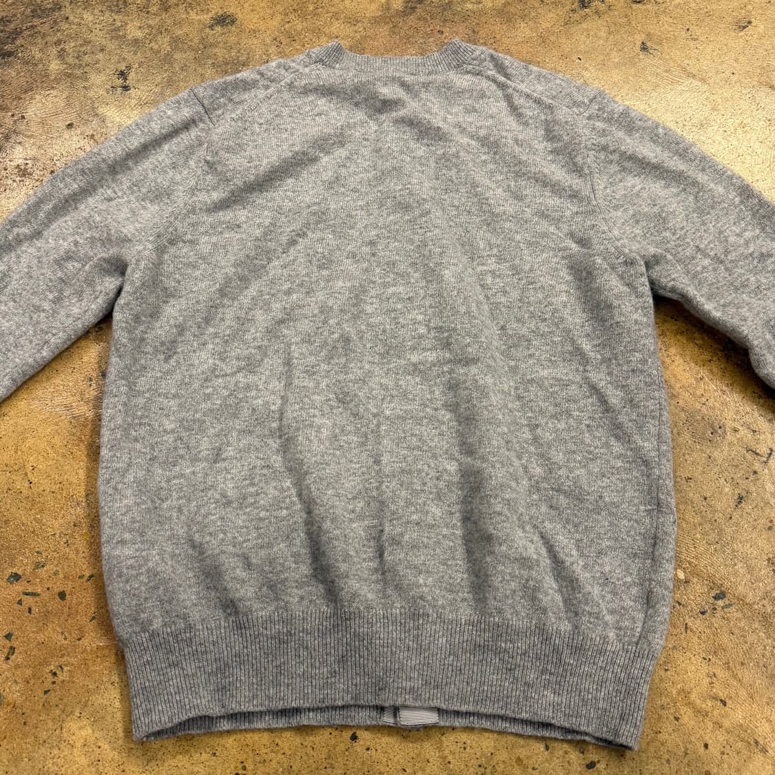 꼼데가르송 그레이 블랙 와펜 니트 가디건  상품이미지4