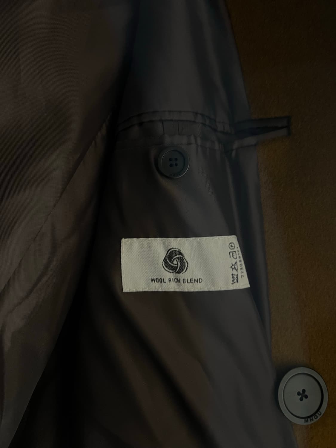 카라멜 더블 브레스트 울코트 상품이미지5