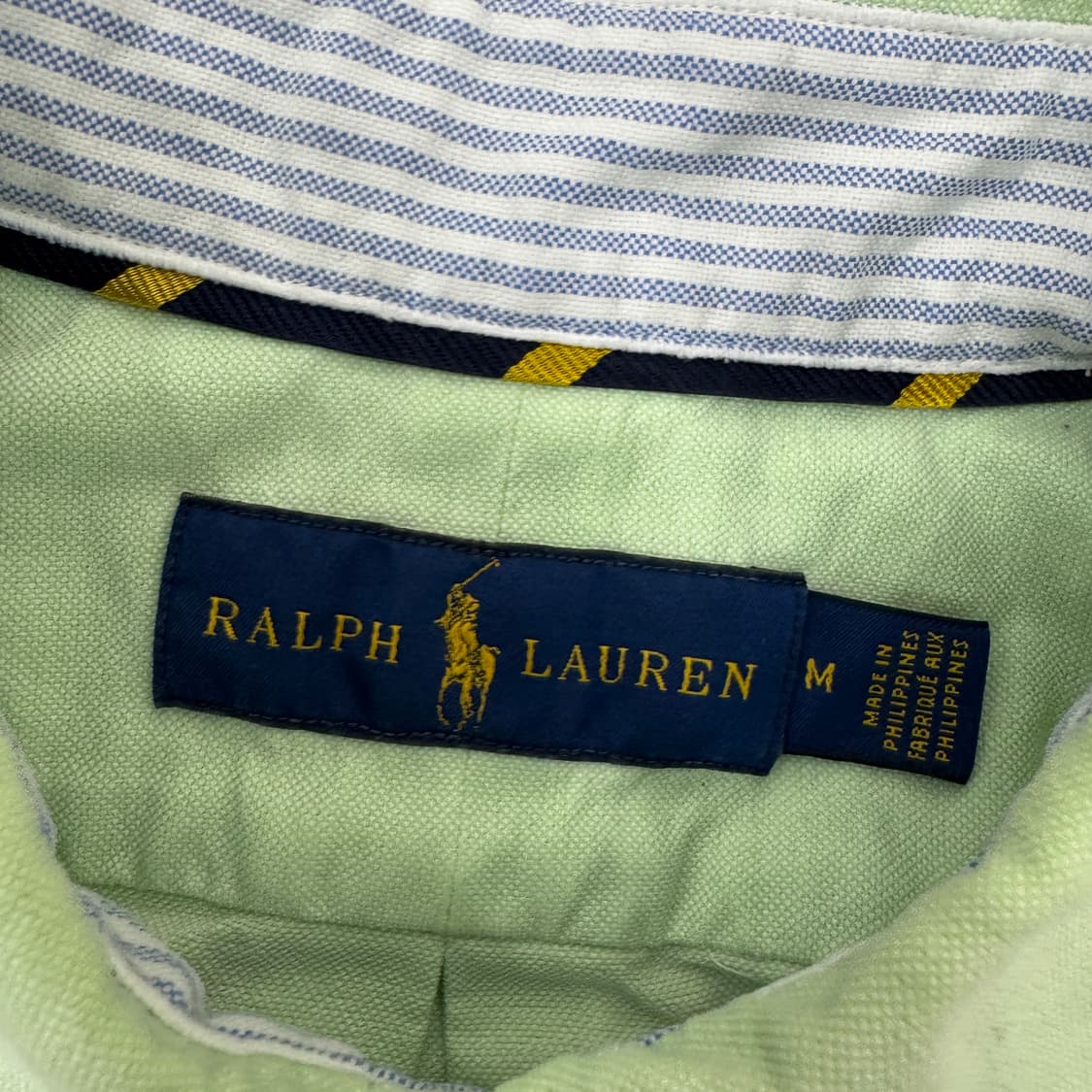 M(100) 폴로 랄프로렌 비비드톤 옥스포드 남방 셔츠  상품이미지4