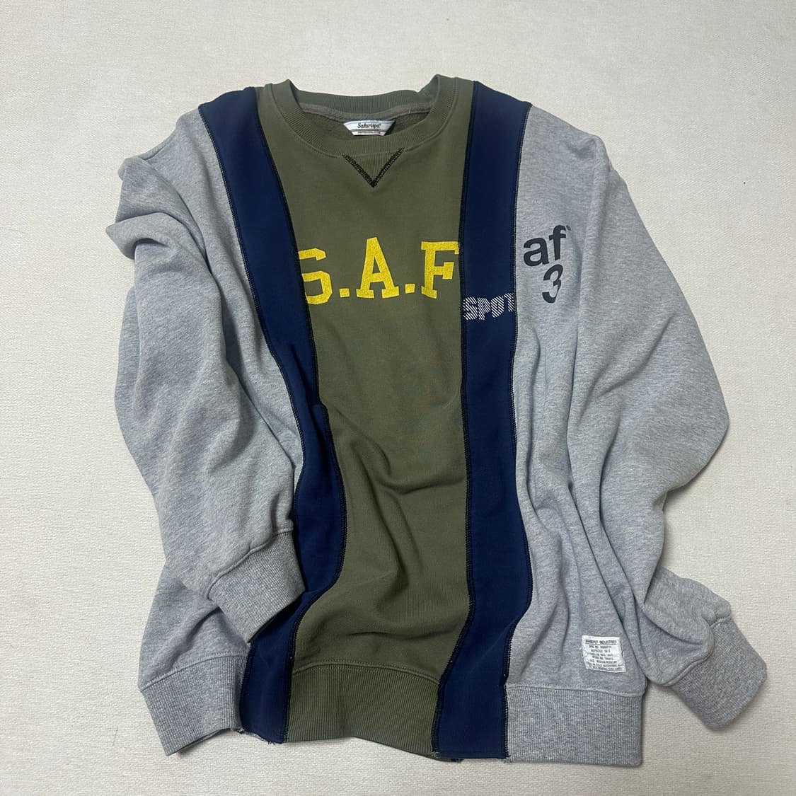 사파리스팟 safarispot ARMY REPAIR CREWNECK  상품이미지2