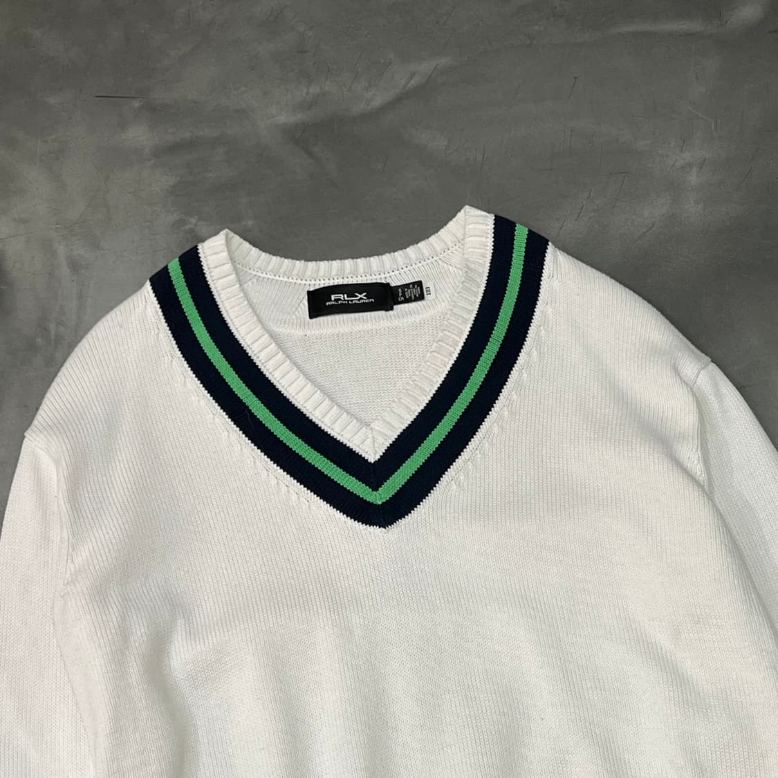  RLX 프레피 브이넥 니트 y15536 상품이미지3