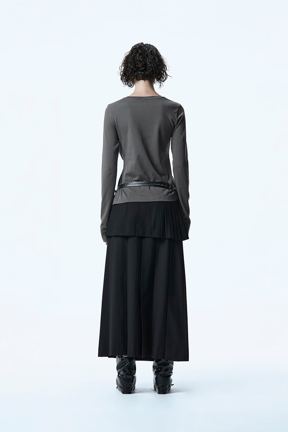 (새상품)트리밍버드 Twist Long Sleeve,차콜 상품이미지4