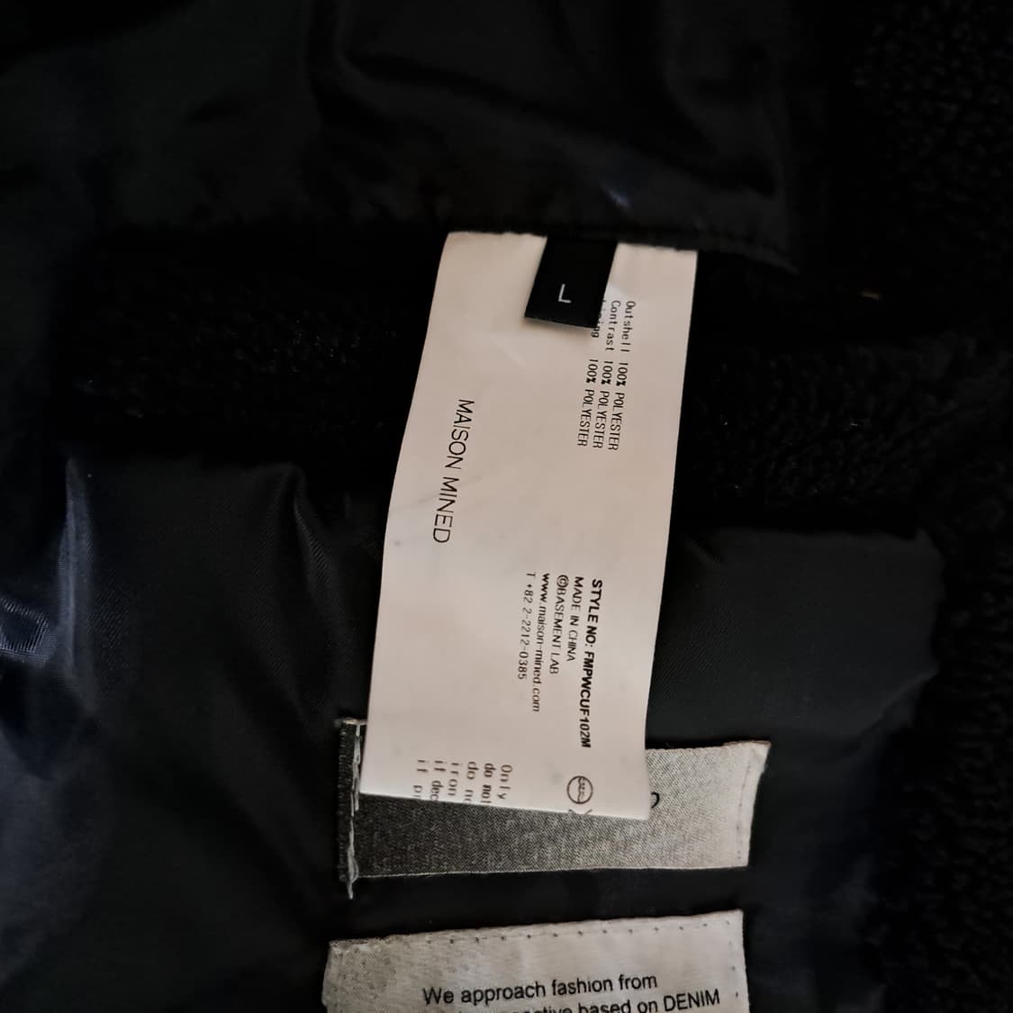 (새제품) 메종미네드 VOA MUSTANG BLACK B149 상품이미지10