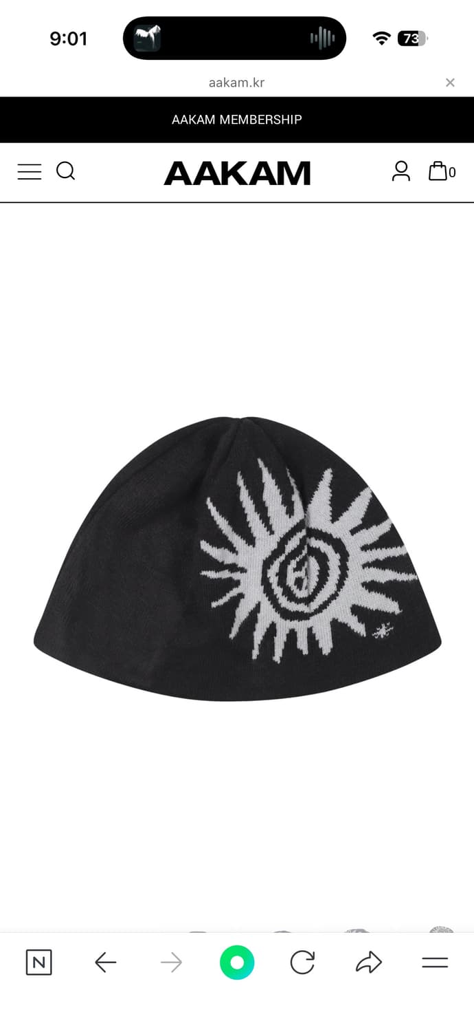 AAKAM 아캄 비니 블랙 상품이미지6