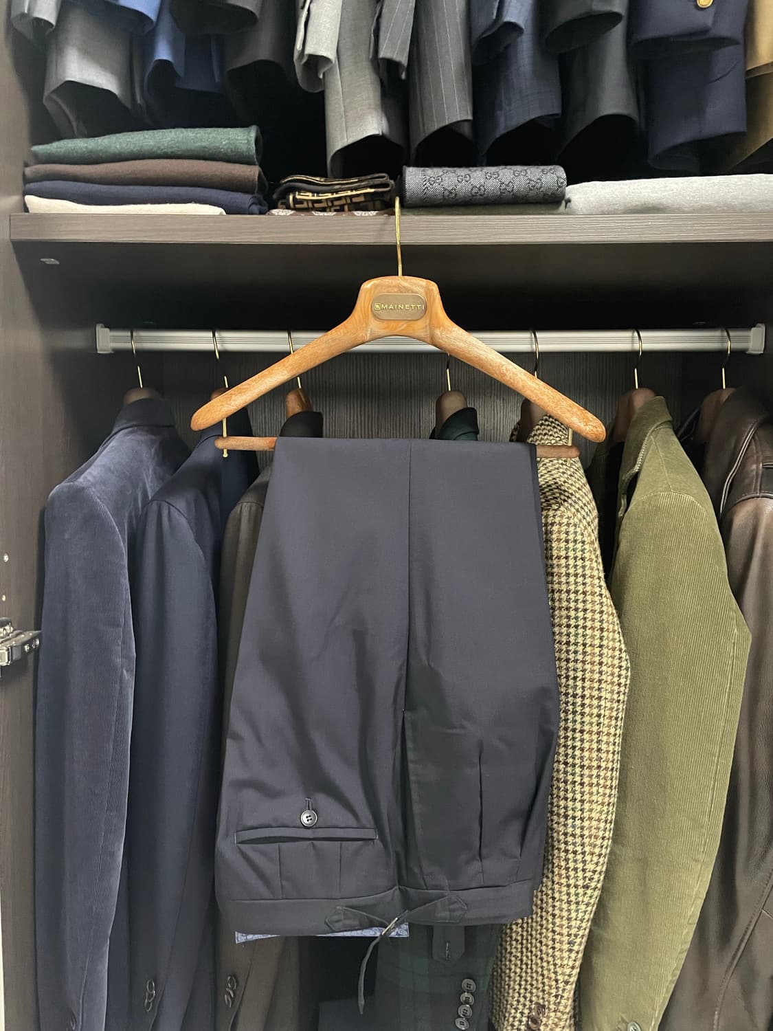 로타(Rota) 사계절용 울 네이비 트라우져(50Size) 상품이미지1