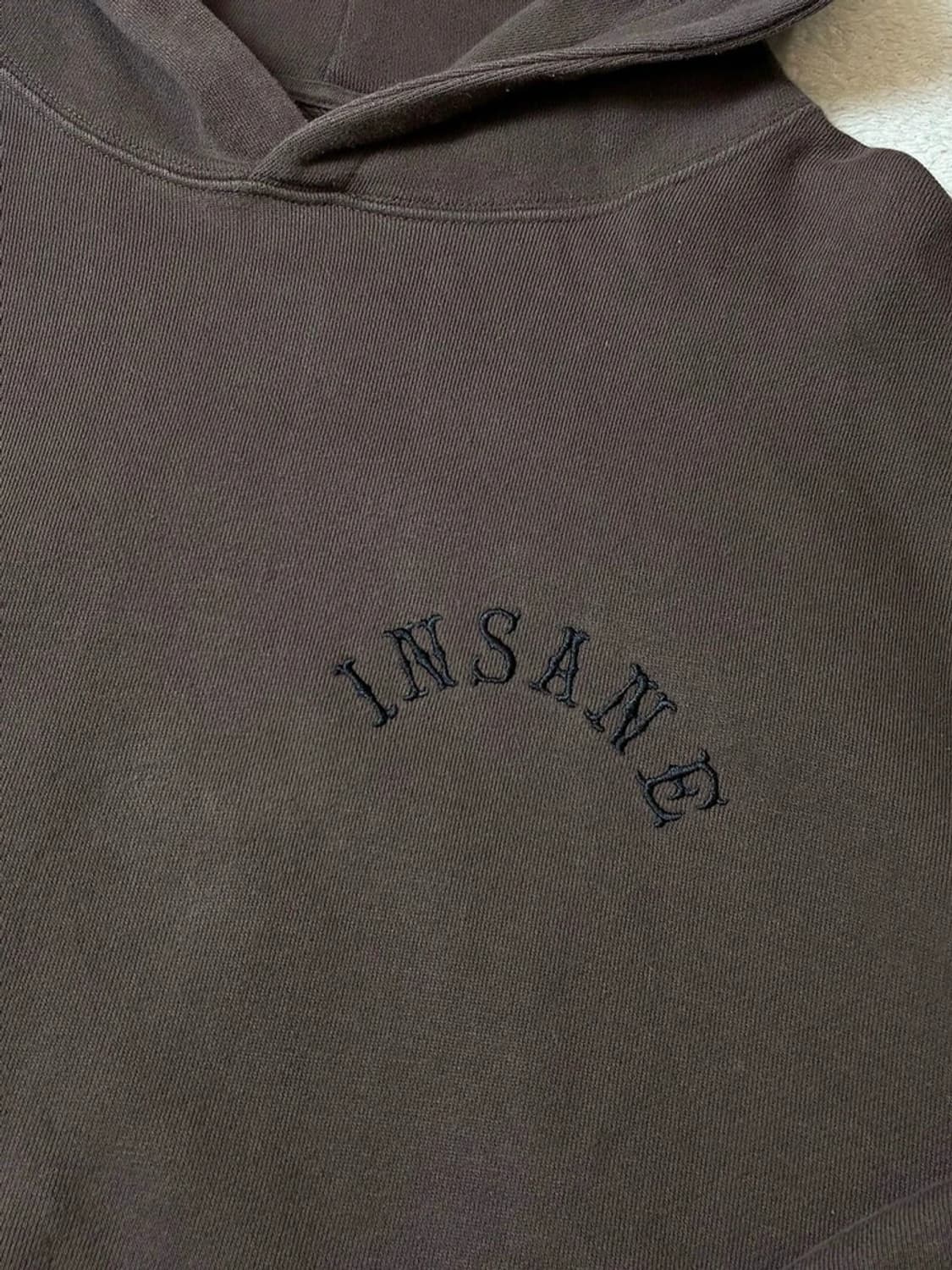 인세인개러지 헤비코튼 로고 후드티 PN7583 상품이미지3