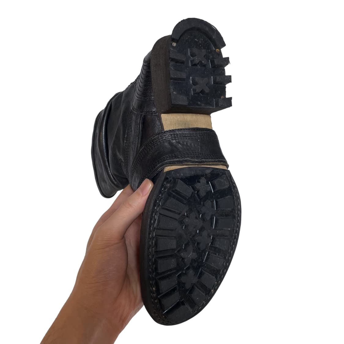 훕데두 드레이프 엔지니어부츠 상품이미지8