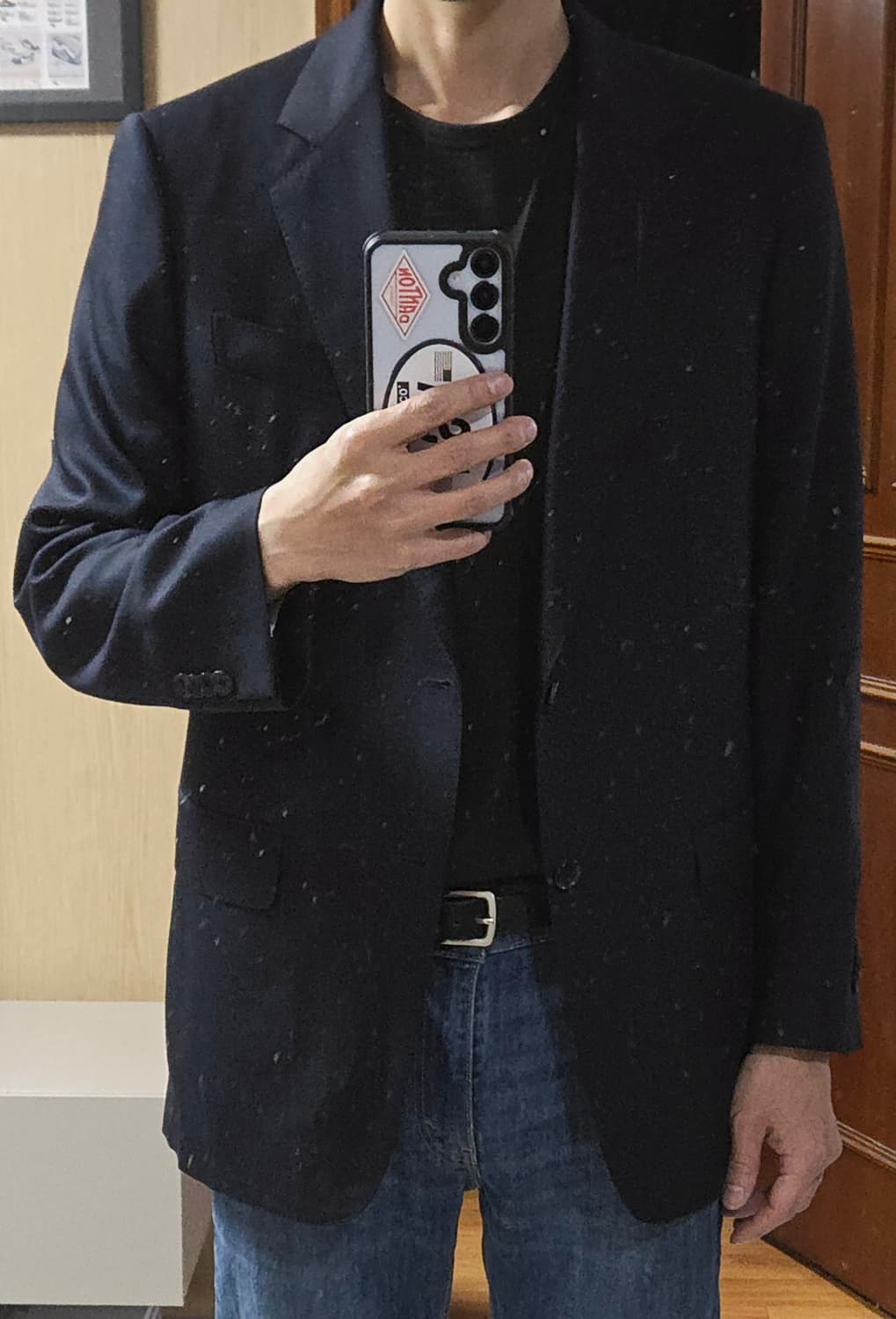 (착샷) 타임옴므 블레이저 에르메네질도 제냐 자켓 상품이미지10