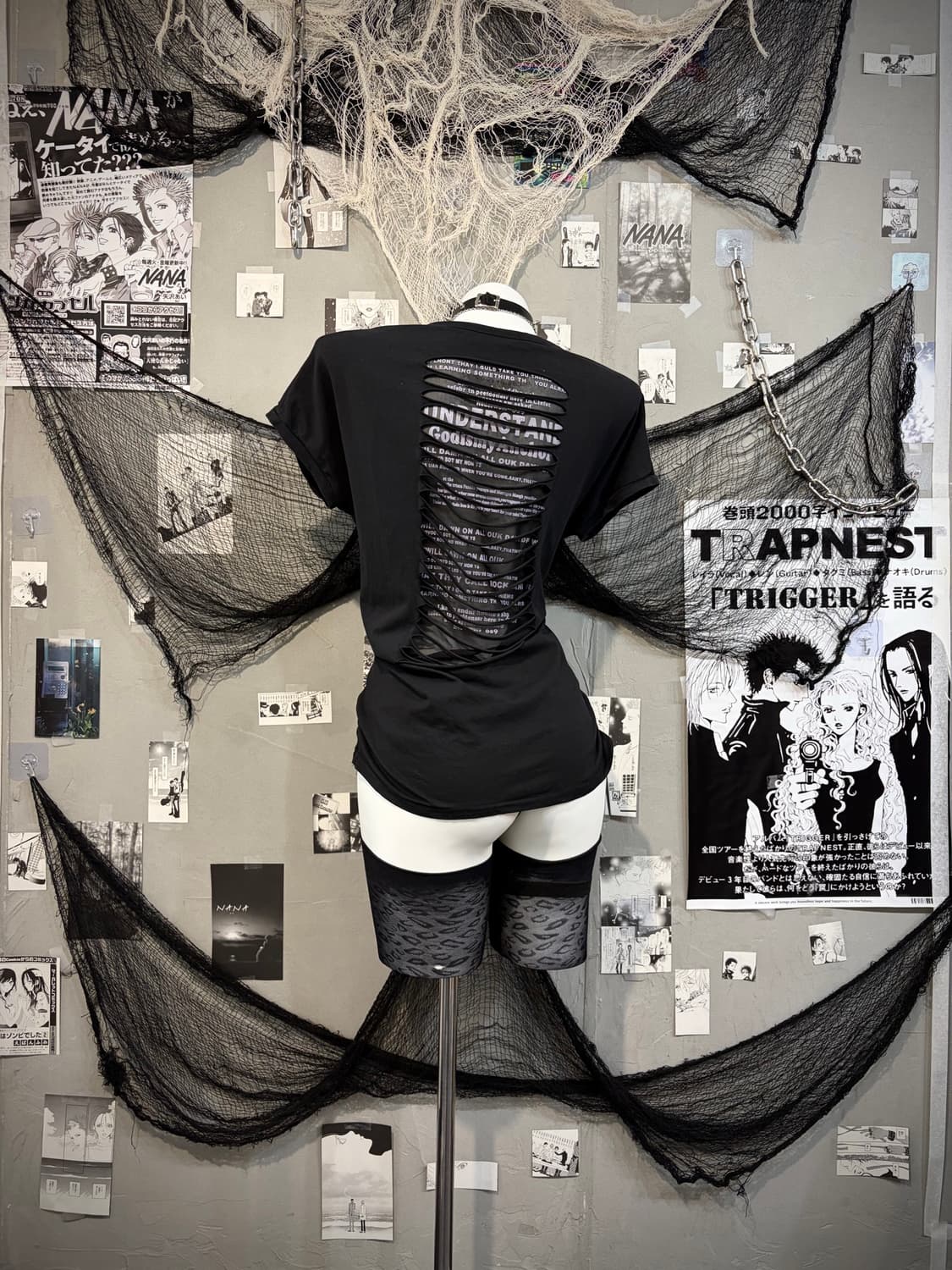 00's lettering cubic back web loose fit  상품이미지4