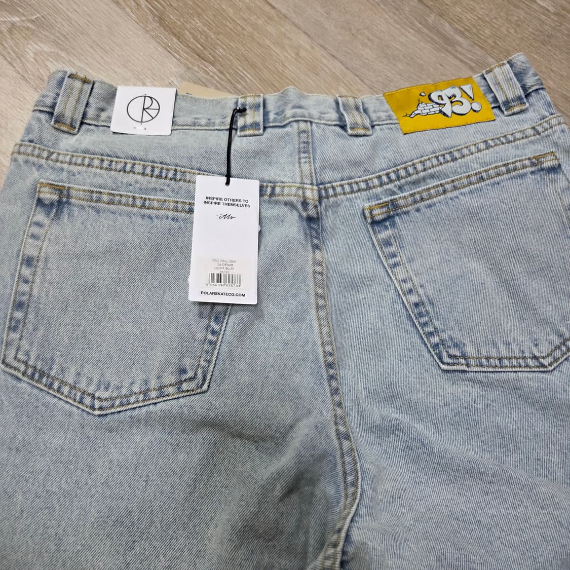 폴라스케이트 93데님 sky blue 34/32 택포 상품이미지2