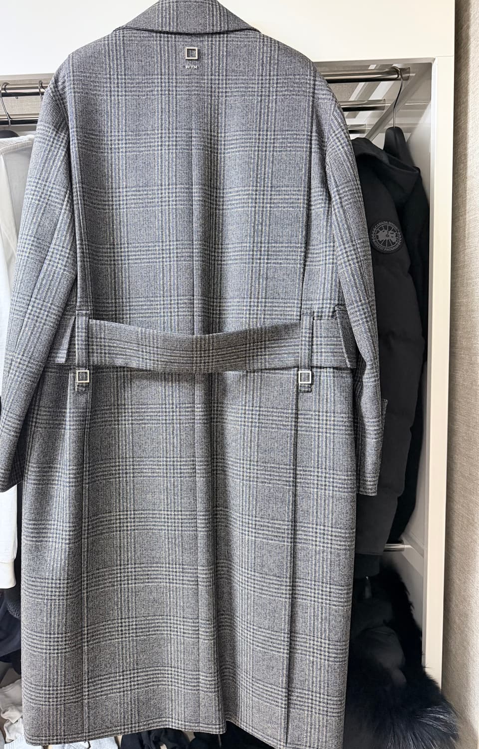 우영미 23FW 메인 체크 코트 / 44 상품이미지2