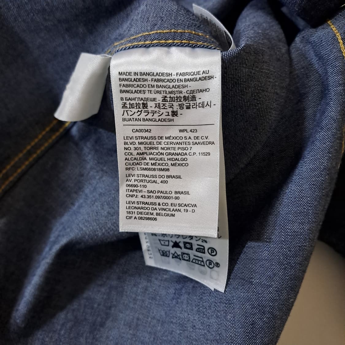 (택포) 리바이스 생지 웨스턴 셔츠 B271 상품이미지7