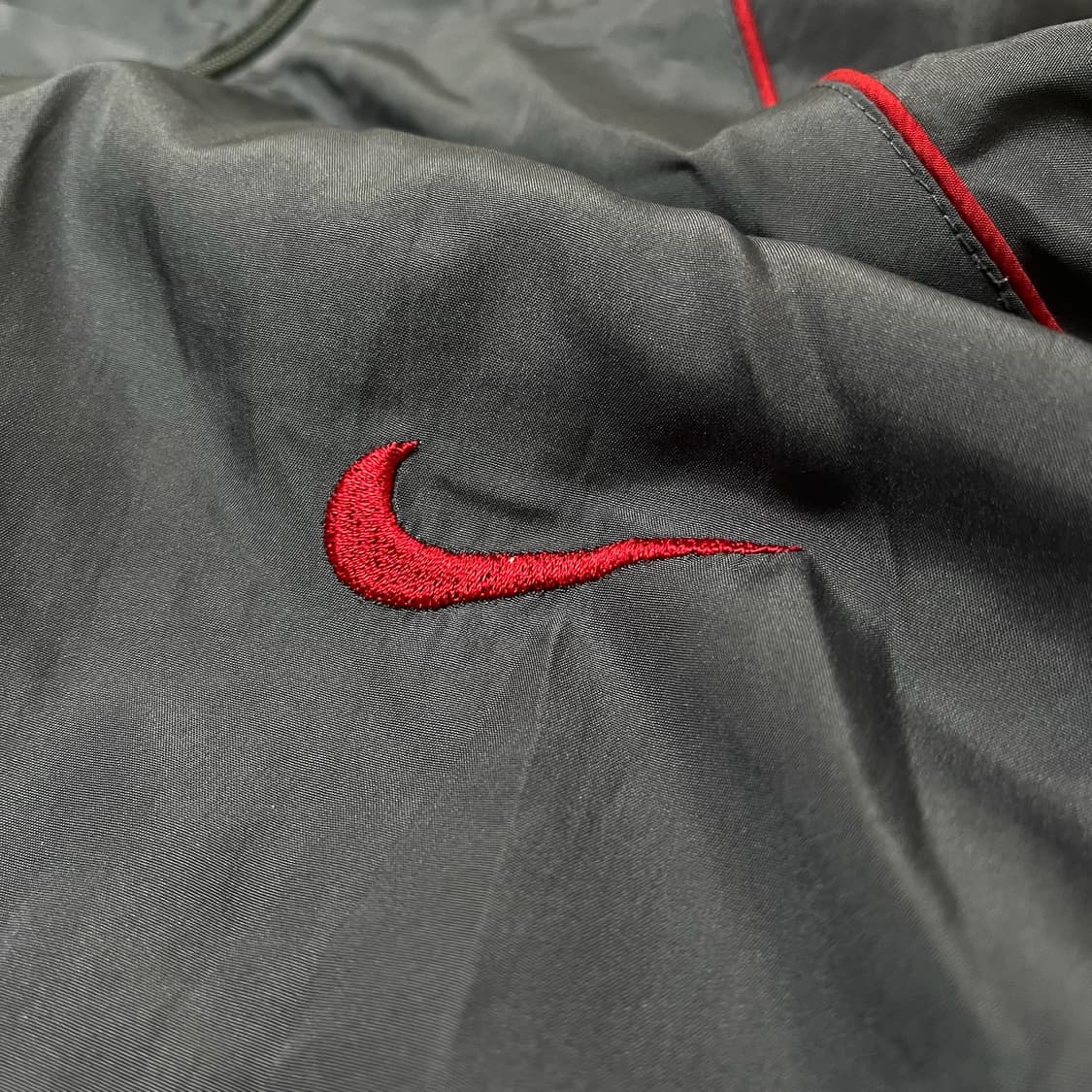 나이키 빅로고 배색 라인 바람막이 자켓 [다크그레이] L/100 상품이미지5