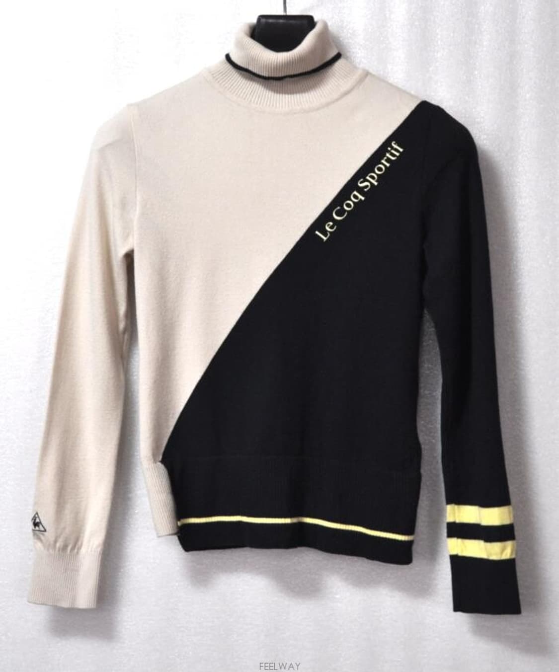 르꼬끄스포르티브/여성목폴라긴팔티(사이즈44) 상품이미지1