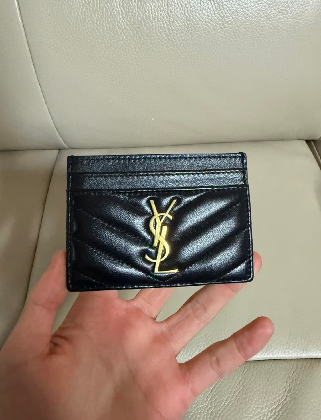 입생로랑 카산드라 금장 카드지갑 상품이미지1