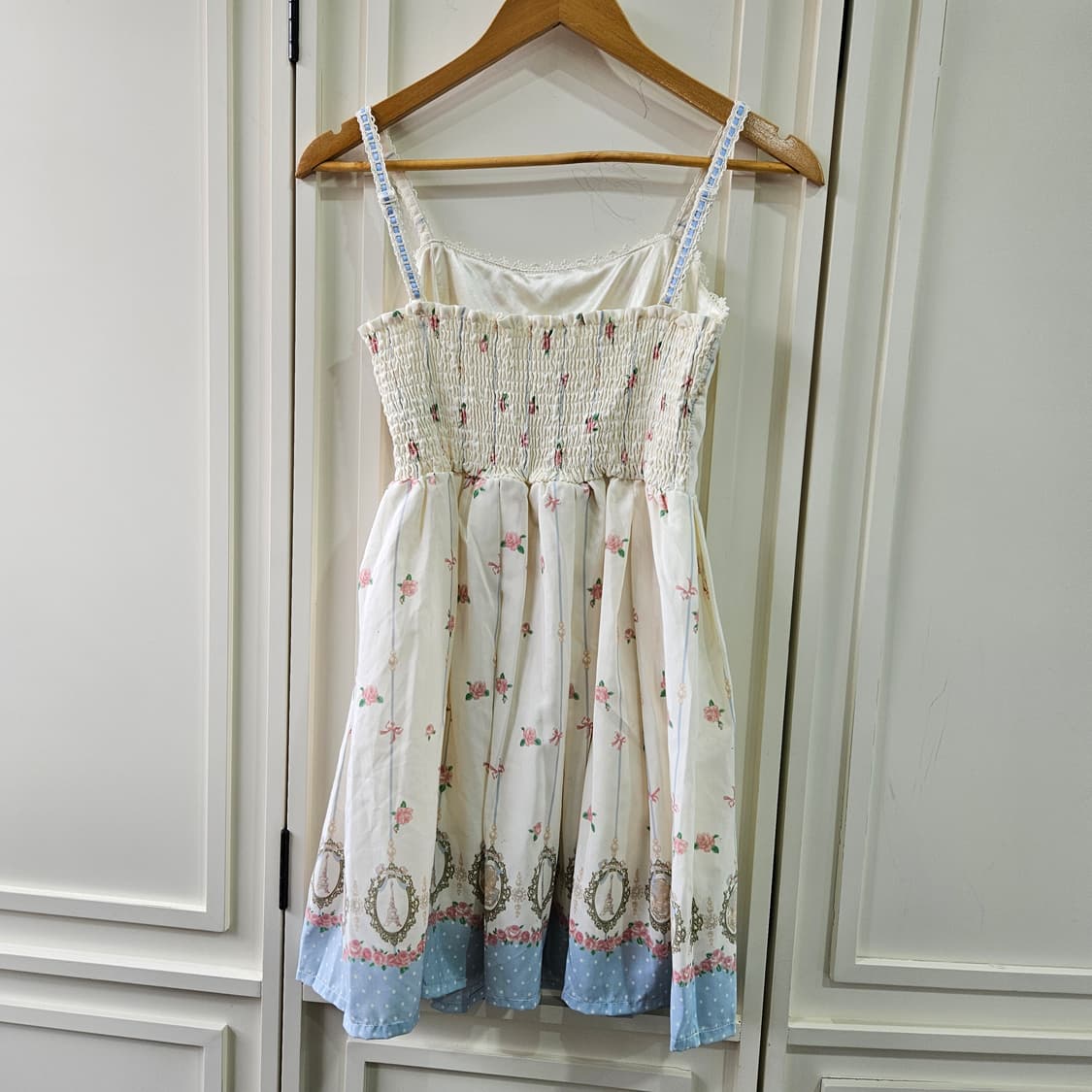 Ank Rouge(앙크루즈) 로즈 프린트 스모크 원피스 상품이미지6