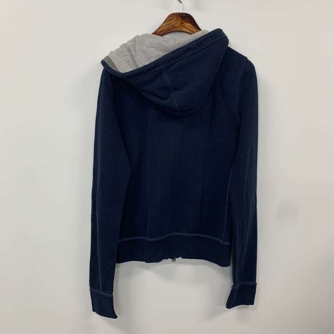 아베크롬비 y2k 와투케 네이비 헤비코튼 후드집업 상품이미지3