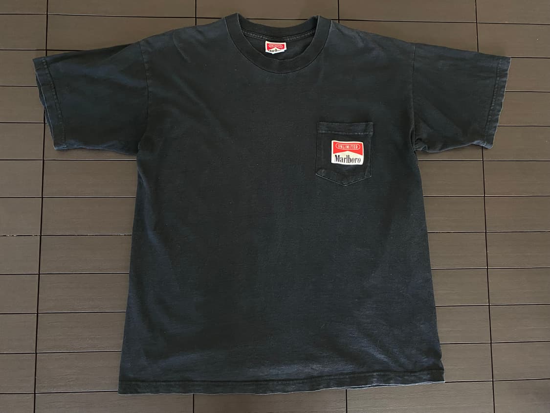 (XL) 90s 빈티지 말보로 트레인 티셔츠 상품이미지4