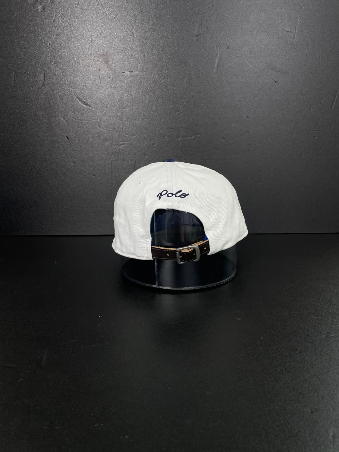 폴로 랄프로렌 투톤 트윌 볼캡 QR 인증 상품이미지5