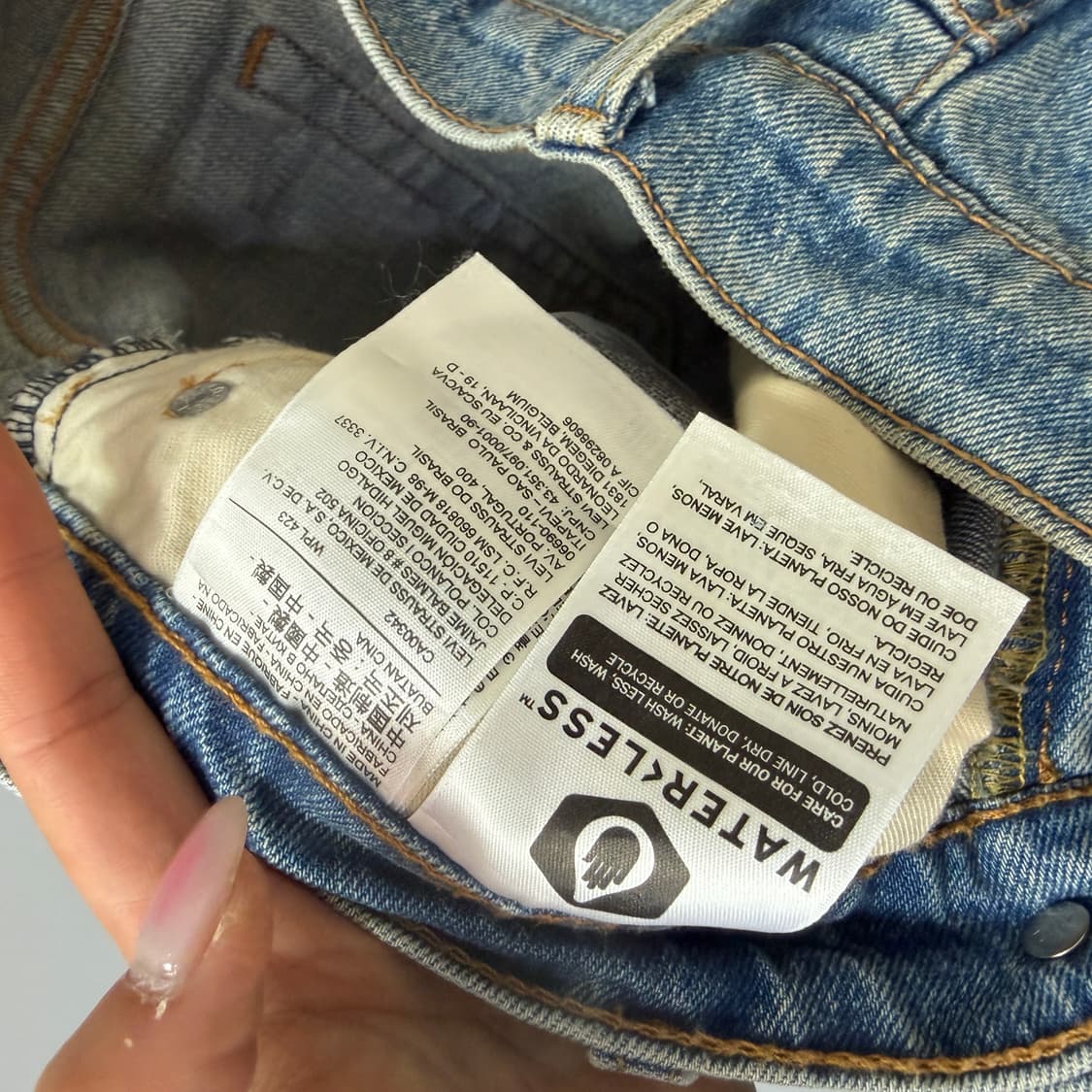 (28) 리바이스 513 28x32 슬림스트레이트핏 중청 데님 상품이미지5