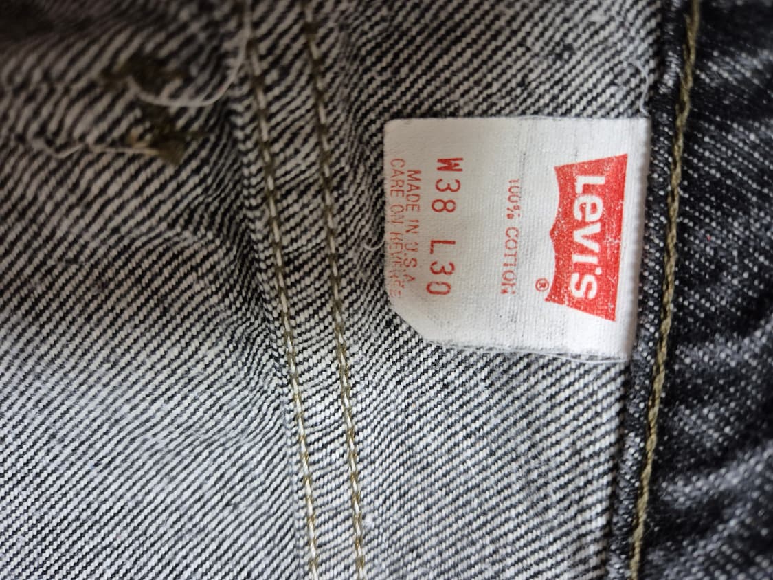 90S 리바이스 517 오렌지탭(Made in USA) 흑청 상품이미지4