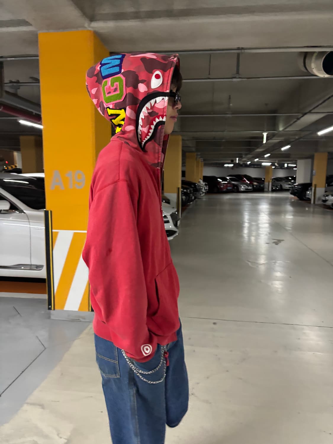 99년도 한정 베이프 OG 샤크후드 상품이미지1