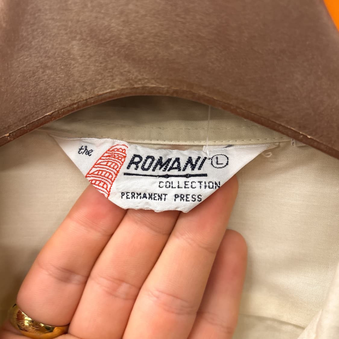 80s ROMANI 플라워 페이즐리 핀턱 쿠바셔츠 한국생산 N1326 상품이미지8