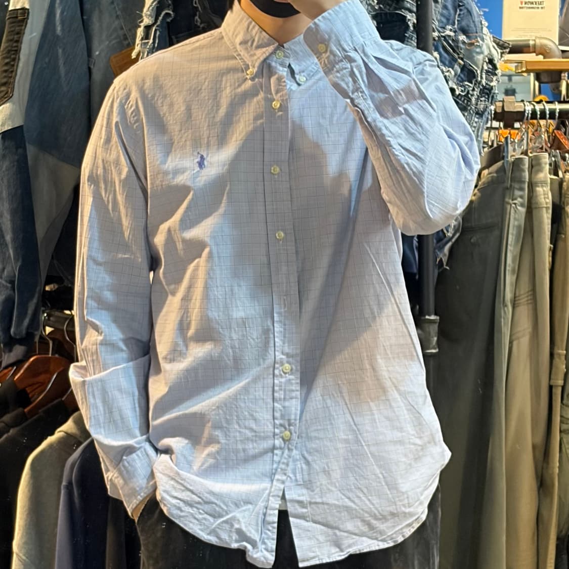 [No.9]Polo 폴로 체크 긴팔셔츠 상품이미지3