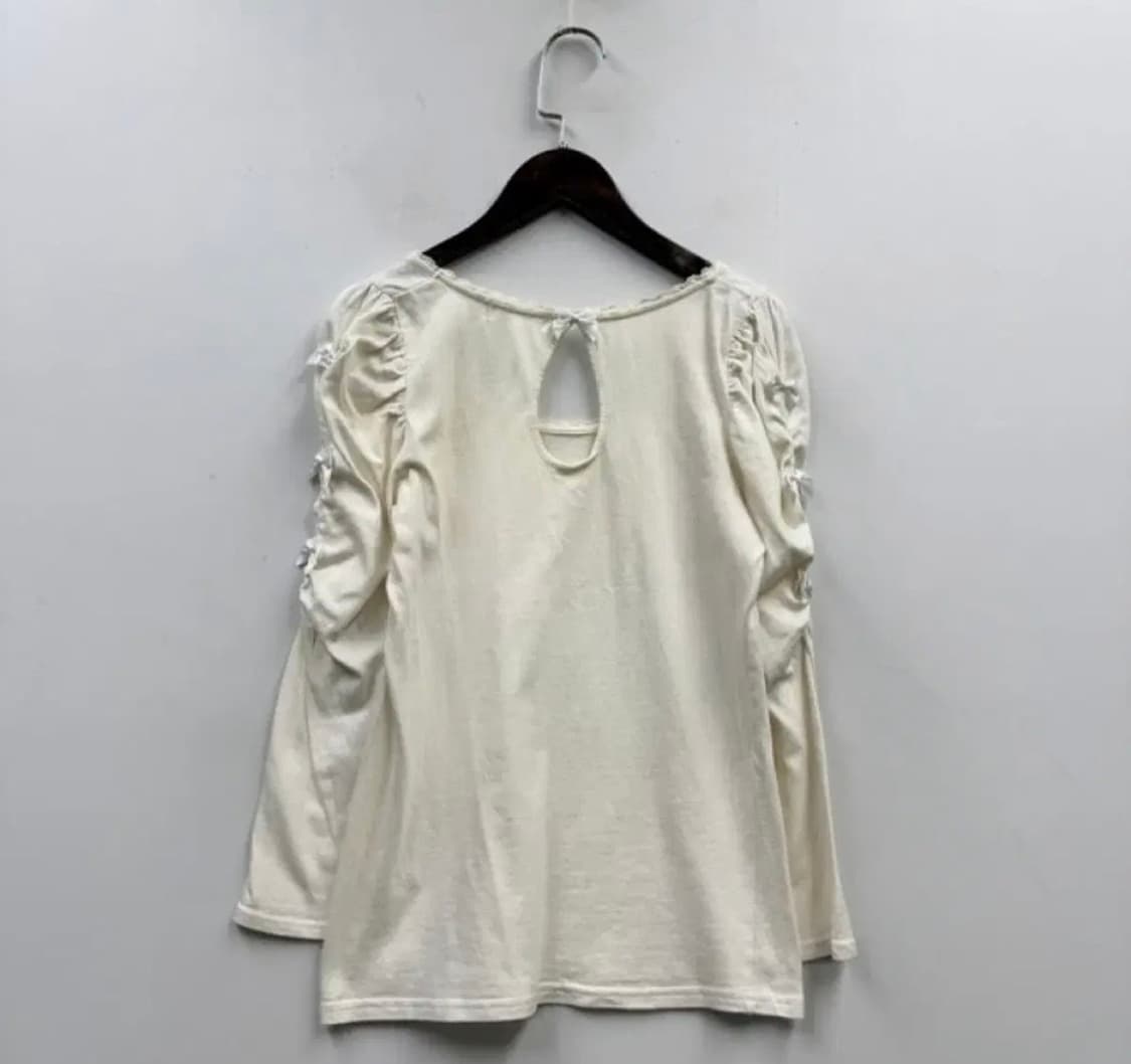 Liz lisa 리즈리사 셔링 리본 긴팔티 상품이미지3