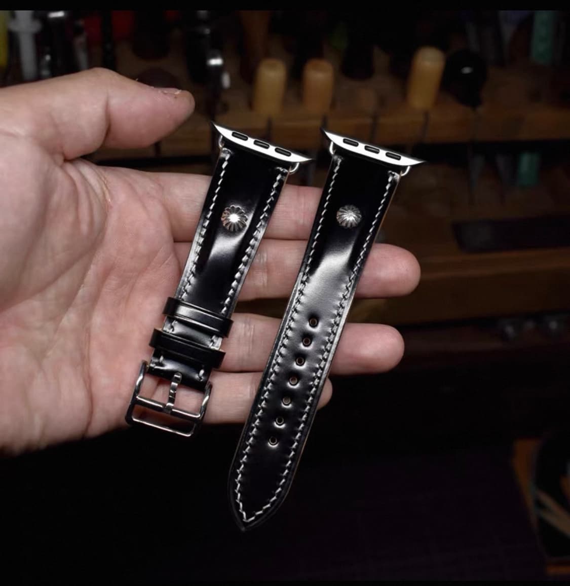 Oceanora   애플 워치 수제 말가죽 스트랩 S925 상품이미지2