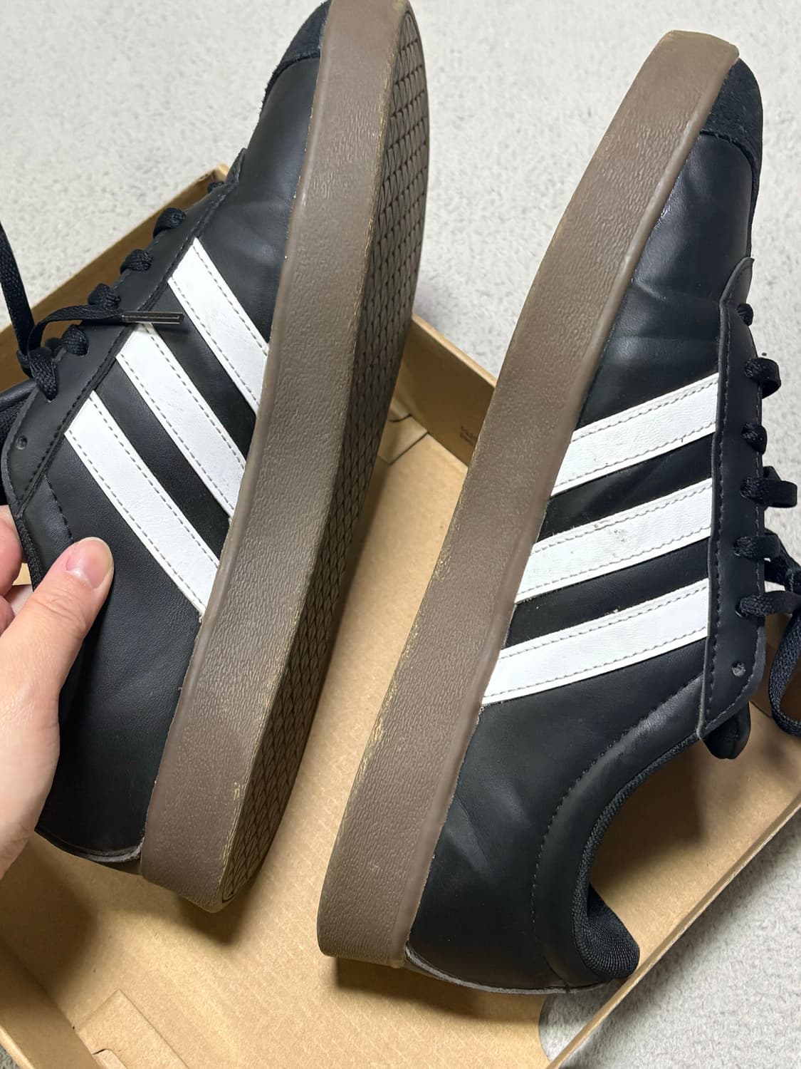 아디다스 VL 코트 베이스 270 블랙 운동화 상품이미지6