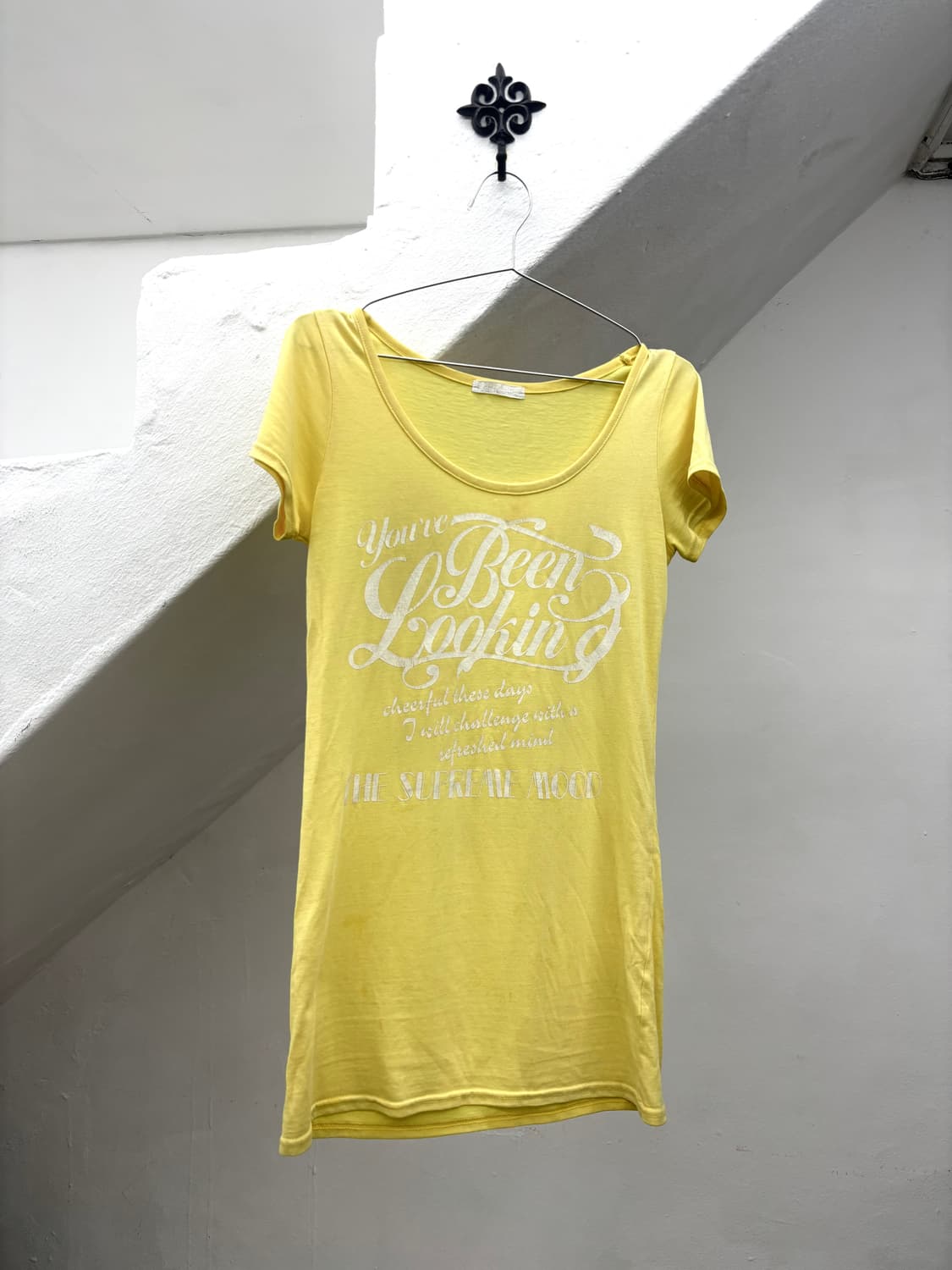Park girl vivid yellow y2k mood top  상품이미지3
