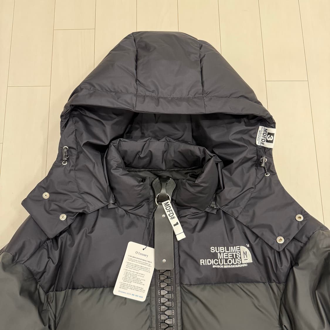 미하라 야스히로 눕시 다운 패딩 44 사이즈 [새상품] 상품이미지3