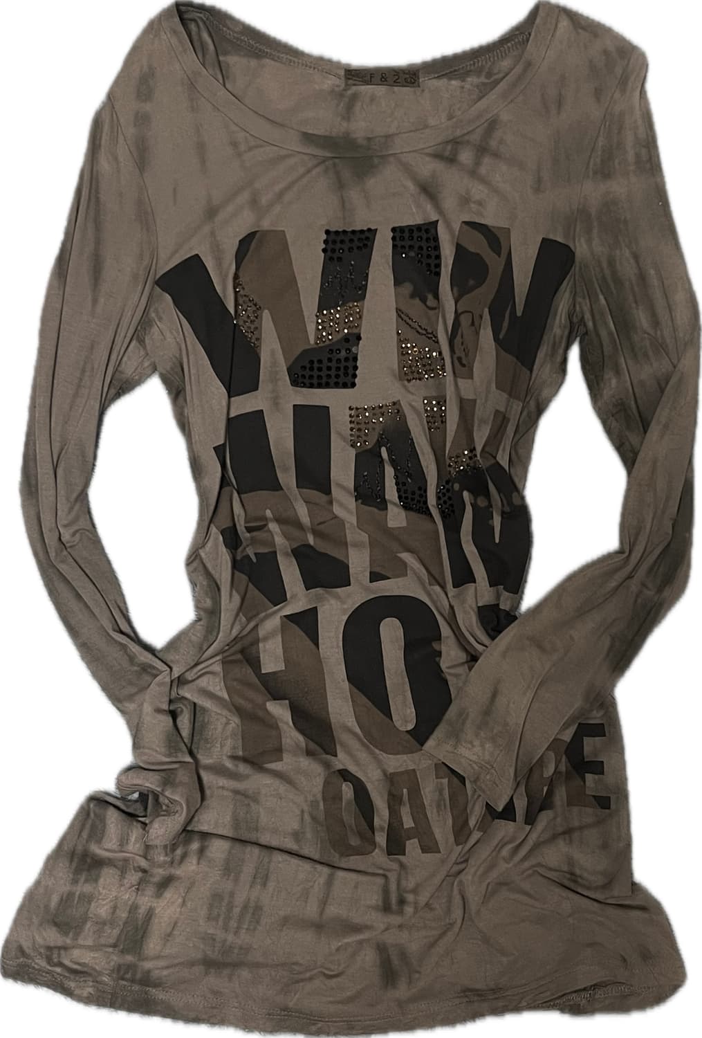 아케호무 펑크 롱슬리브 와투케 큐빈티지 갸루  상품이미지1