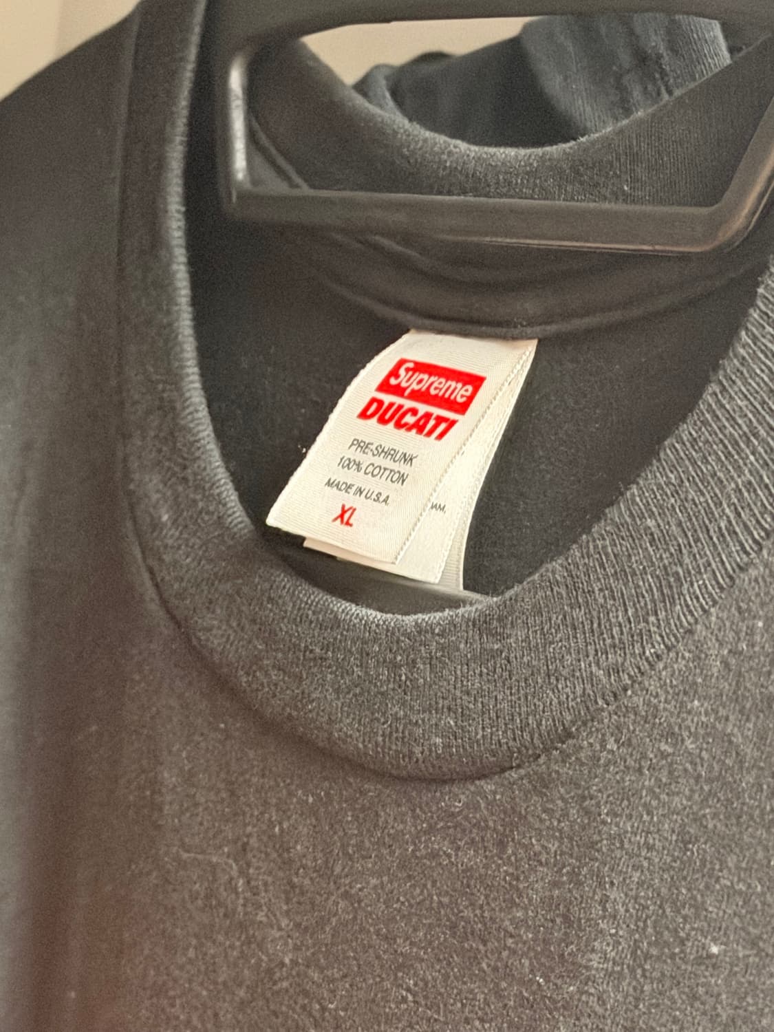 Supreme x Ducati Logos T-Shirt Black XL 상품이미지3