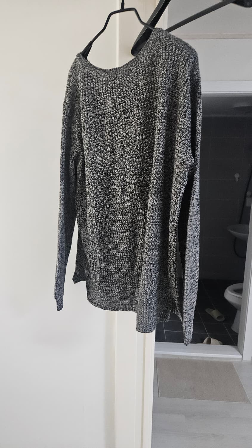 오버핏 헤링본 니트 95 상품이미지1