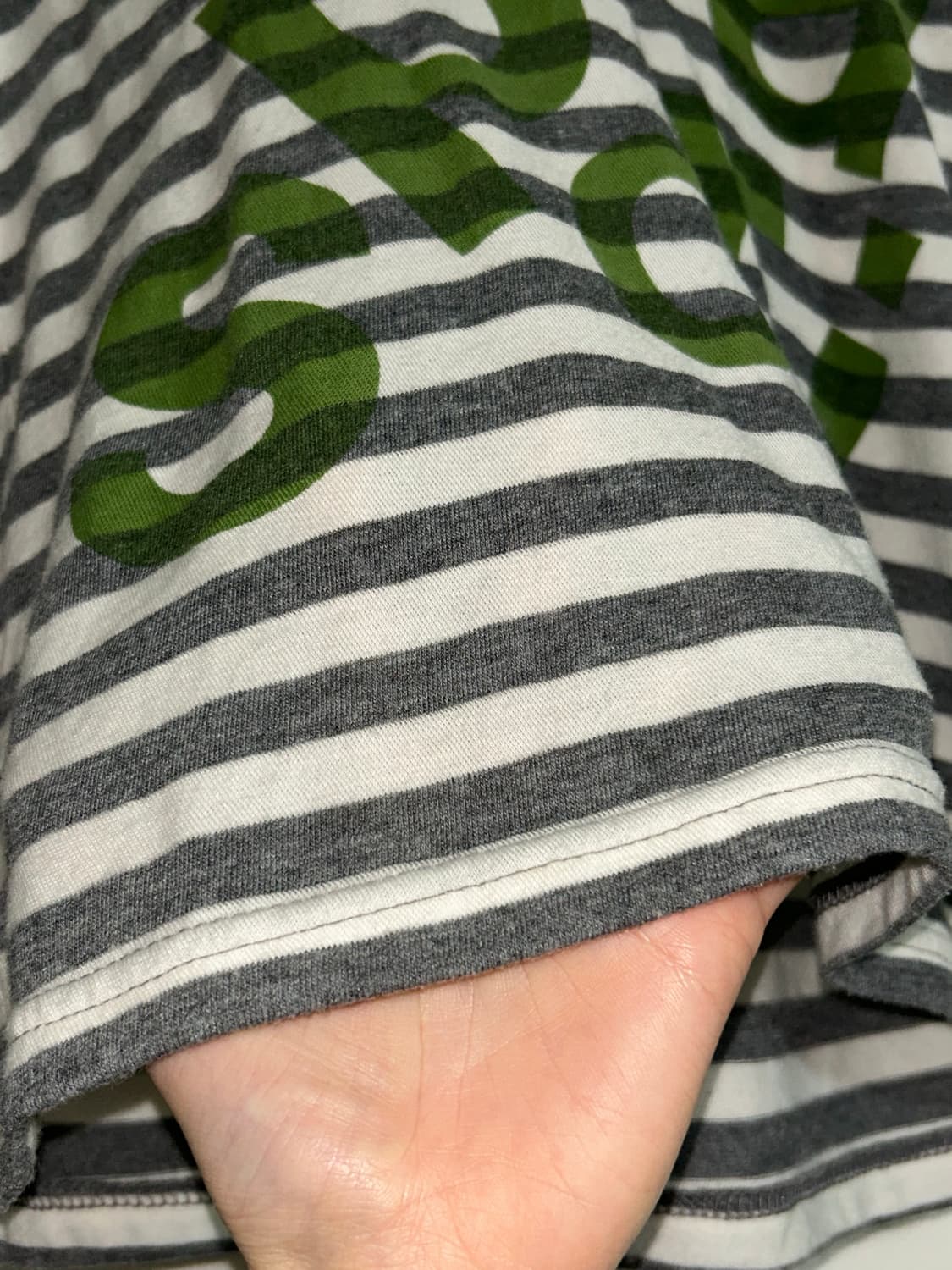 사파리스팟 1/2 TICKETING STRIPE BORDER HOODIE 상품이미지3