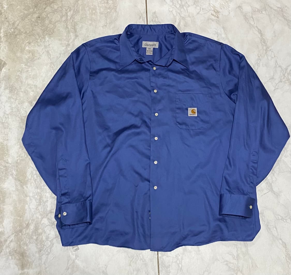 칼하트 블루 부드러운 원단 셔츠 사이즈 115 상품이미지1