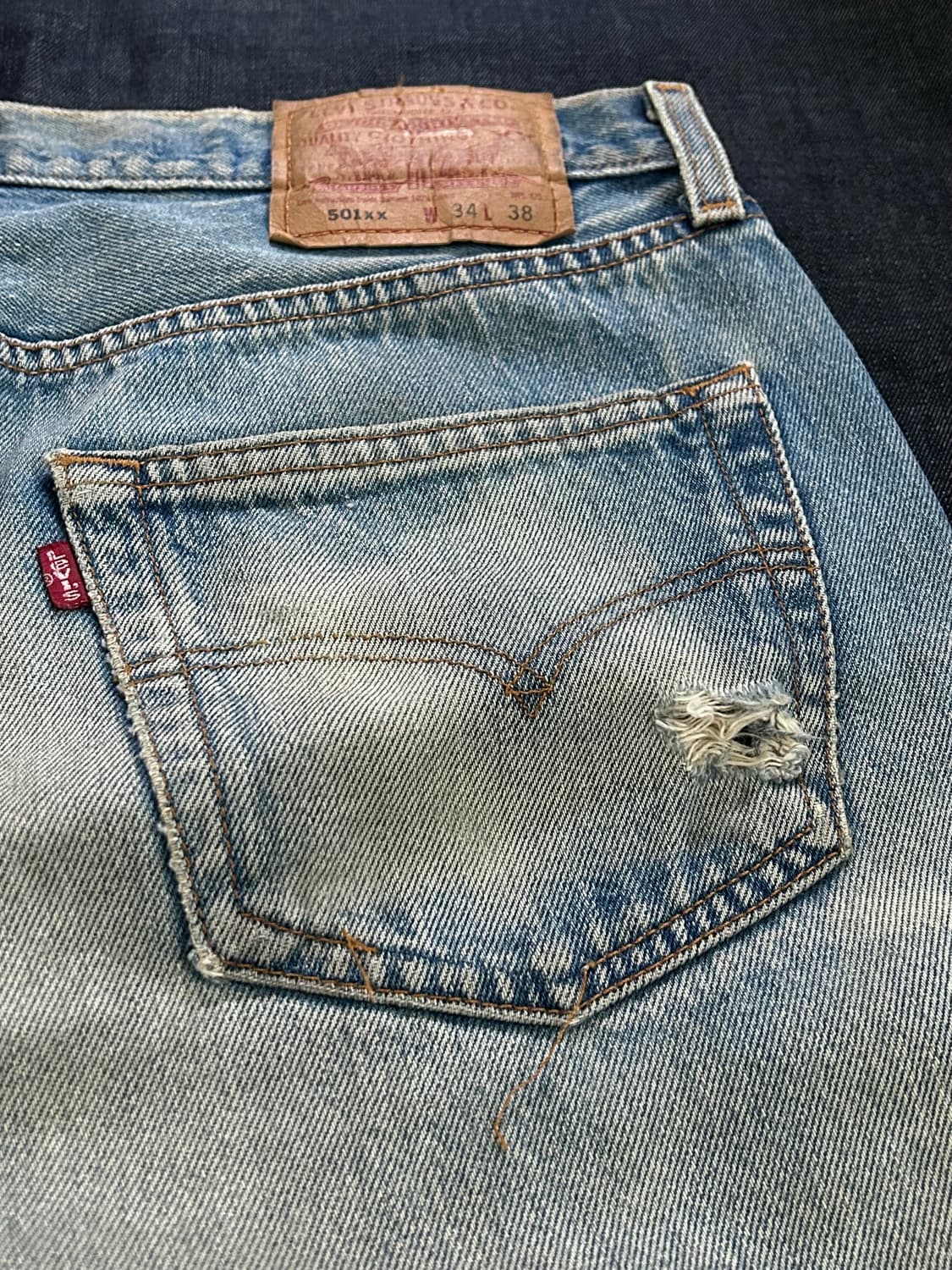 00s 리바이스 501xx 패치워크 Made in Mexico 상품이미지9