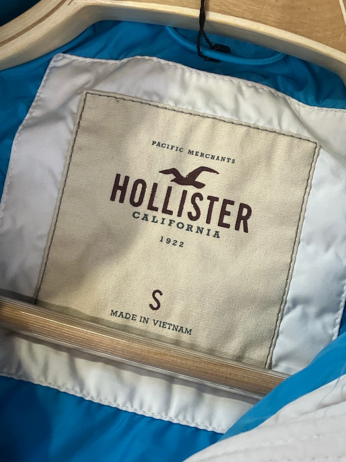 홀리스터 후드 패딩조끼 S  #csz1917 상품이미지3