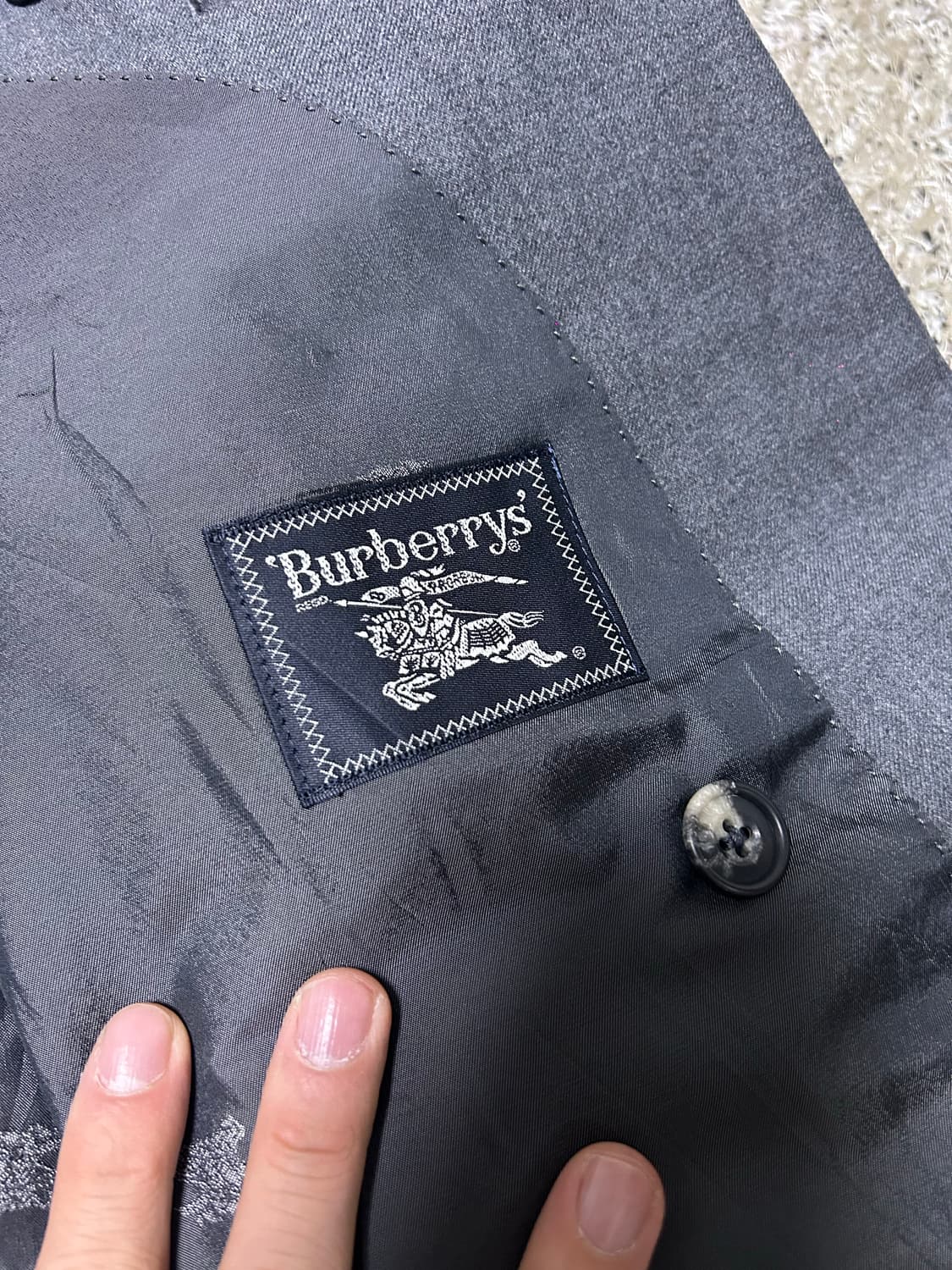 버버리 더블 타스마니아 울 사이즈 105 상품이미지4