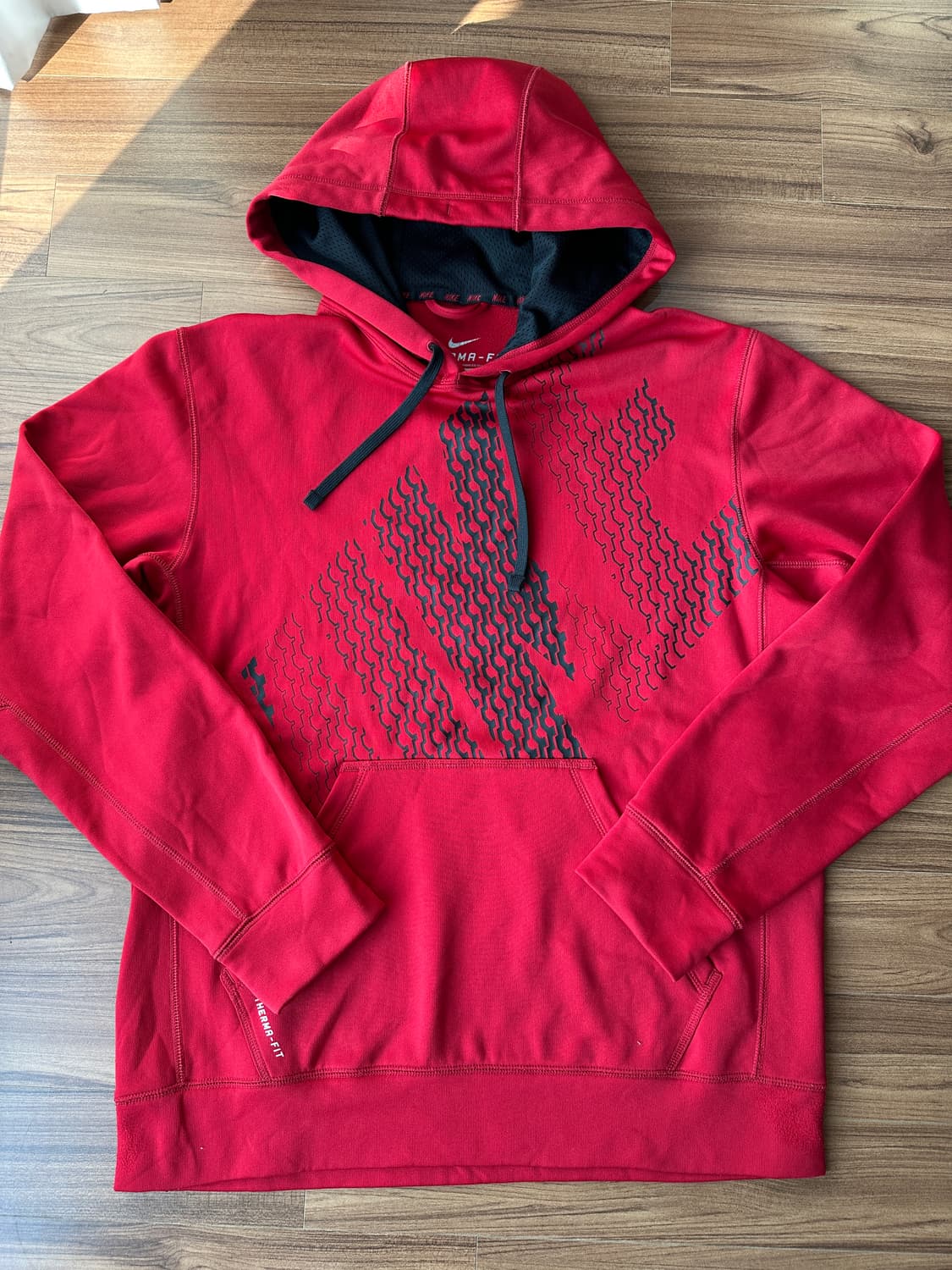 나이키 써마핏 기능성 후드티 레드 M 상품이미지1