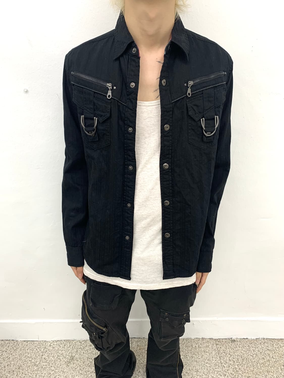 Rock mood zipper detail jacket   상품이미지1