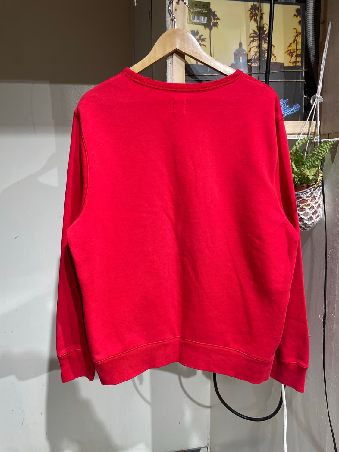 갭 빅로고 레드 스웻셔츠 상품이미지4