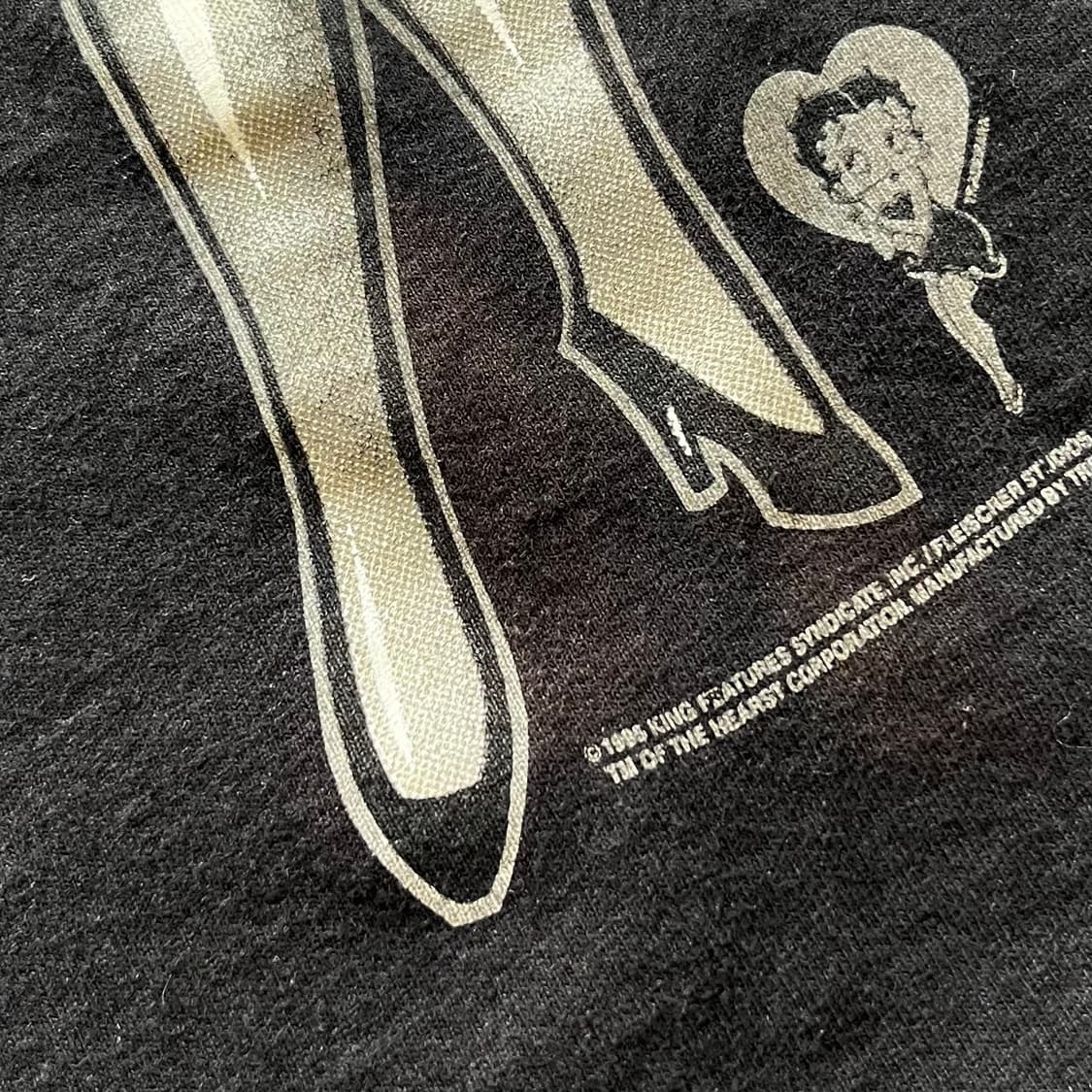 [93 or 우먼 M] 90's 베티붑 반팔티셔츠 상품이미지5