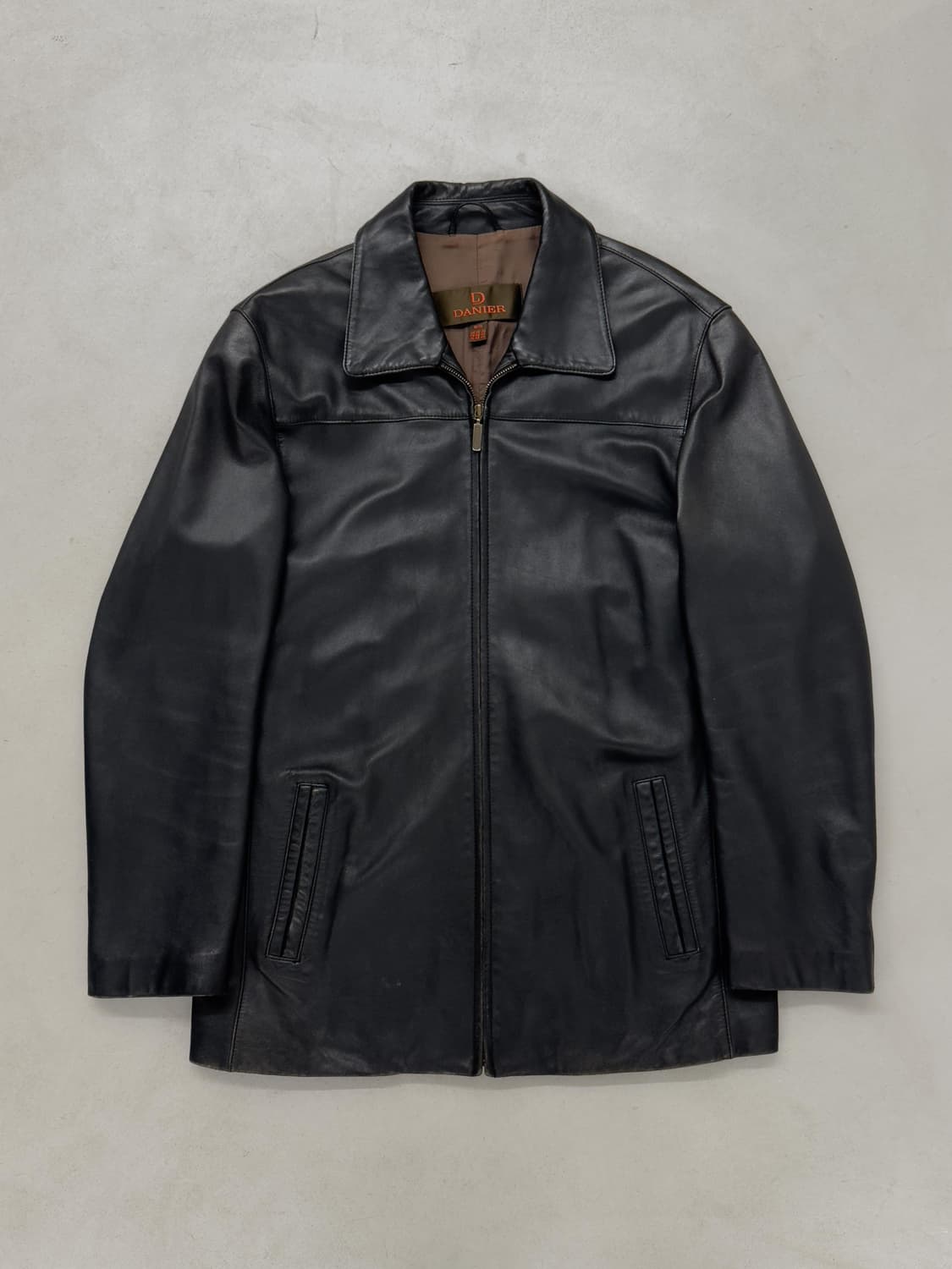 레더 집업 자켓 상품이미지1