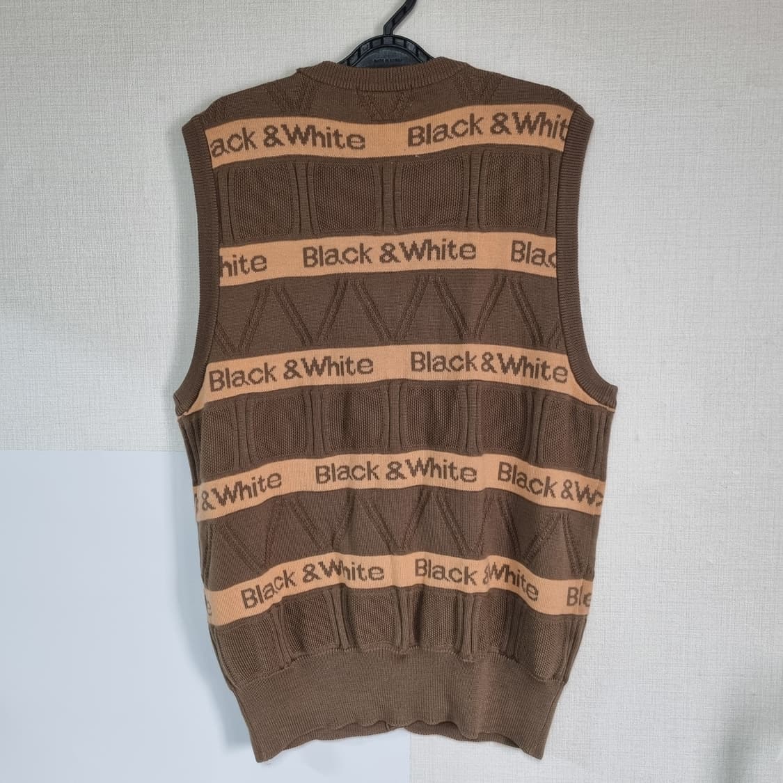 블랙앤화이트 민소매 자켓 상품이미지2